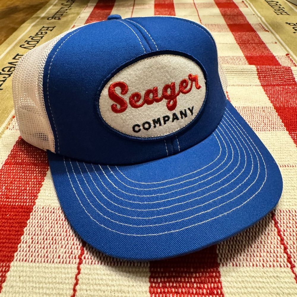 Seager Grit Company foam SnapBack cap